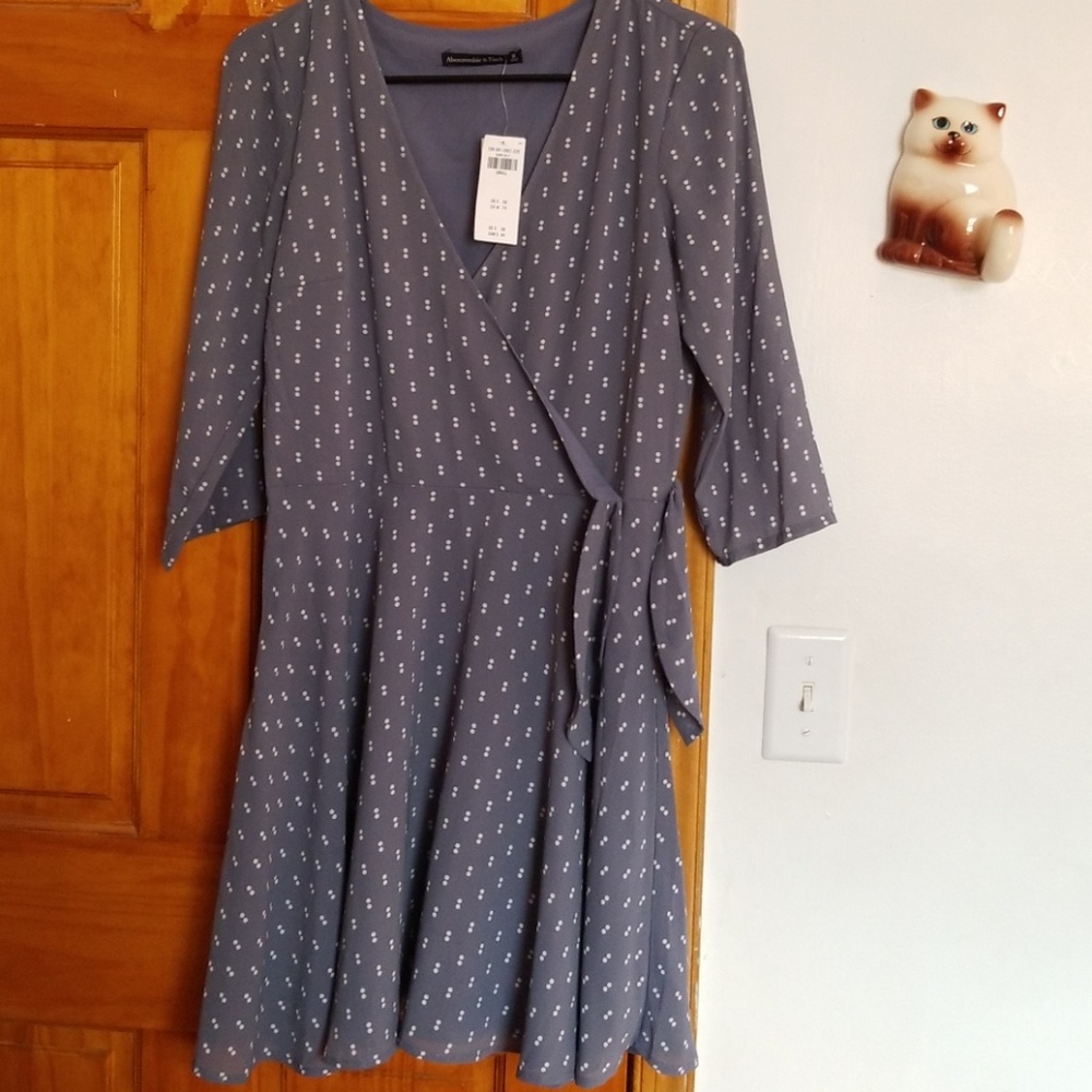 Half sleeve midi dress